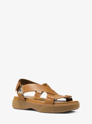 michael kors mens milo leather sport sandal|Michael Kors macy's.